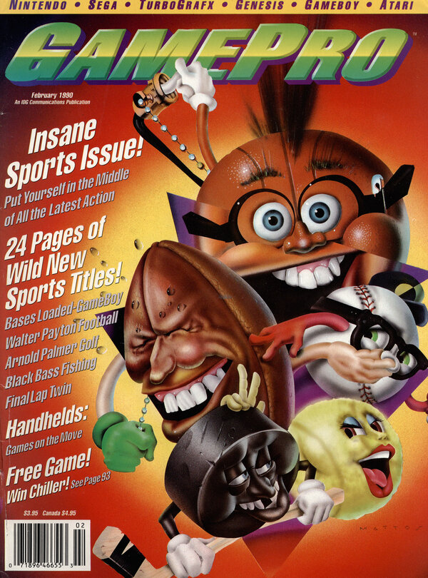 GamePro Issue 7 (February 1990) cover